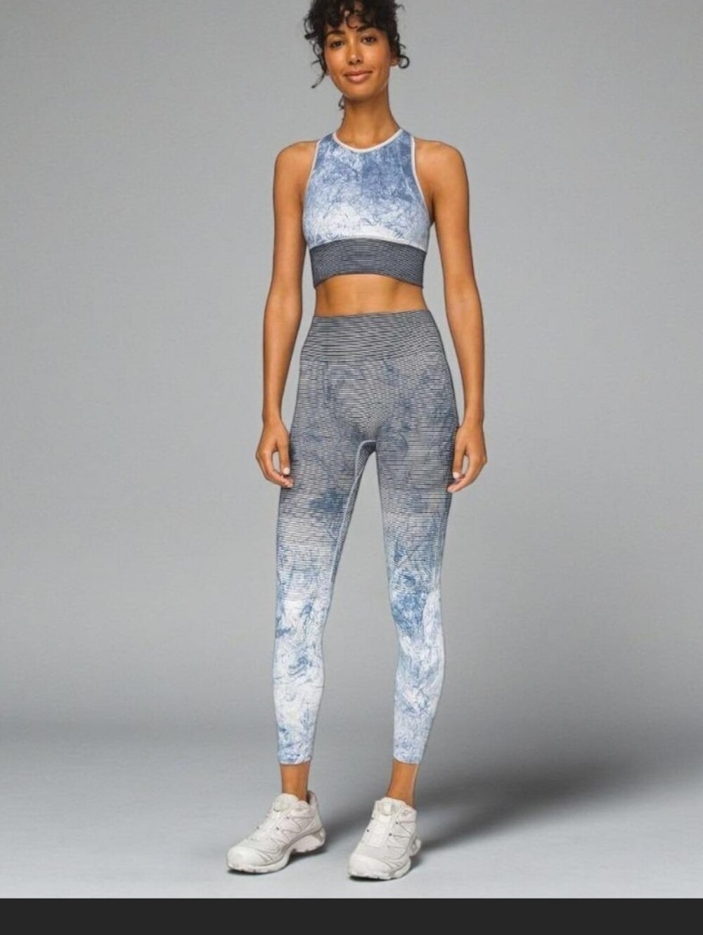 Lululemon Ebb to Train Tight * Wash/Ombre White/Black/Luna